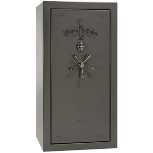 Lincoln Series | Level 5 Security | 110 Minute Fire Protection | 25 | Dimensions: 60.5"(H) x 30"(W) x 28.5"(D) | Black Gloss | Mechanical Lock