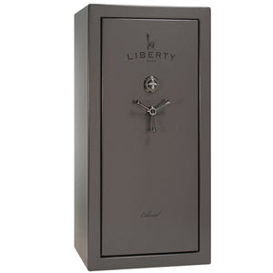 Colonial Series | Level 4 Security | 75 Minute Fire Protection | 23 | DIMENSIONS: 60.5"(H) X 30"(W) X 22"(D*) | Gray Gloss | Mechanical Lock