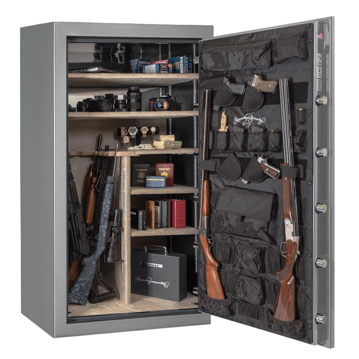 AMSEC | BFII 6636 | Black | Level 9 Security | 120 Minute Fire Protection - Clearance